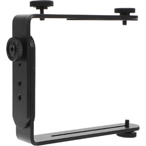 Metal Bracket for Cameras Speedlights Screw Holder for Monopods Durable Metal Construction for Photographers and LED Lighting