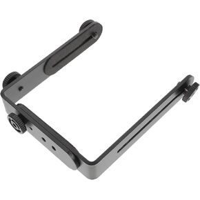 NUOBESTY Shape Camera Bracket with Screw Dual Brackets for DSLR Photography Stable Reliable Light Holder for Flash and LED Lights Easy Installation for Portrait Landscape Shots