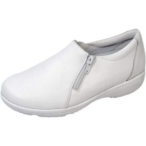 24 Hour Comfort Ester Women's Wide Width Leather Slip On Loafers