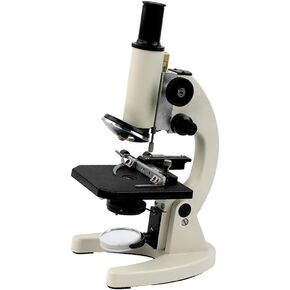 Microscope Magnifier with Metal Body Microscope Compound Microscope for Laboratory Hobbyist Teaching Science Kit