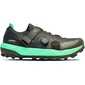 Speedland GL:PDX – Men's Performance Trail Running Shoe for Technical Terrain – Carbon Plate Compatible, BOA PerformFit, Michelin Outsole – Black/Speedland Green – Sizes 5-15.5