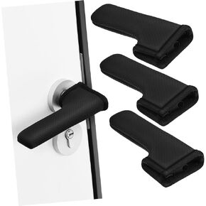 4pcs Door Knob Covers Stylish Door Handle Protectors - Installation - Design for Home Use