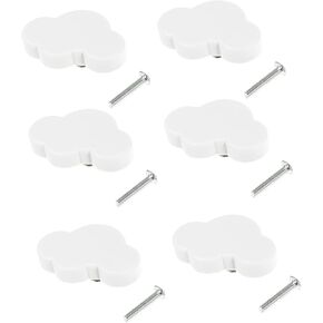 Gadpiparty 6pcs Adorable Handles Soft Pulls Base Easy Installation for Boy Girl Furniture for Nursery Home Decor