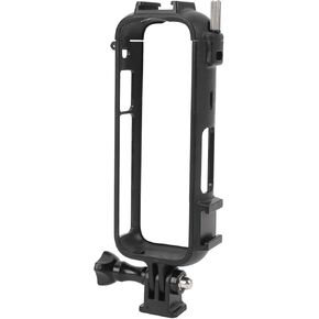 Action Camera Cage Plastic Anti Fall Camera Protective Frame with Cold Shoe Mount 1/4inch Screw Holes for X4 Action Camera