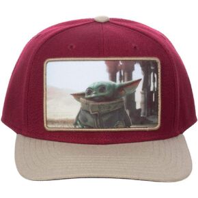 Star Wars Mandalorian The Child Pre-Curved Snapback Hat