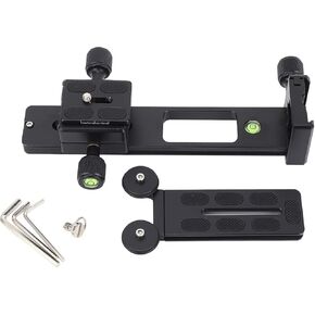 L200 Telephoto Lens Bracket for SLR Camera, Plate, Head Tripod Mount, Supports Medium and Telephoto Lenses, Improves Balance, Facilitates Positioning, Black