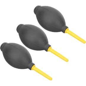 3Pcs Ergonomic Air Blower for Camera Lens Cleaning Flexible Dust for Sensitive Electronics Screens and Instruments Safe and Convenient Use