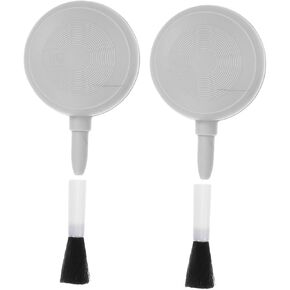 GANAZONO 2Pcs Air Blower Brush Cleaning Kit Dust Removal Tool for Cameras Lenses Keyboards Devices Gentle Scratch Maintenance Equipment