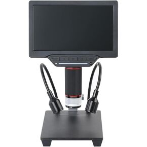 3D 1080P 528X Zoom 16MP 7 inch 10.1 inch LCD Display TF USB HDMI WiFi Video Digital Microscope Camera Set for CPU PCB Soldering(7 inch WiFi USB HDMI)