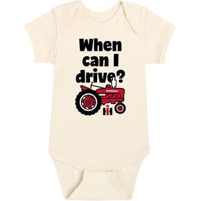 International Harvester - When Can I Drive - Infant Baby One Piece