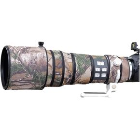 Lens Cover for Olympus 150-400mm F/4.5 PRO Camouflage Camera Lens Protection Sleeve (Color #Withered Grass Camouflage - Waterproof) Rain Cover
