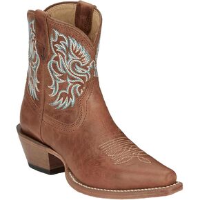 Justin Women's Isabella Barnwood Western Booties Snip Toe - Vn4421