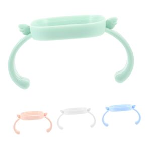 Kisangel 4pcs Bottle Holder Bottle Handles for Comfortable Design for Newborns Simple to Clean Helps Drink Independently