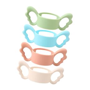 ERINGOGO 4pcs Bottle Handle Handles Milk Bottle Accessories Milk Bottle Grips Silicone Bottle Grip Bottle Grip Handle Bottle Grip Newborn Bottle Grip