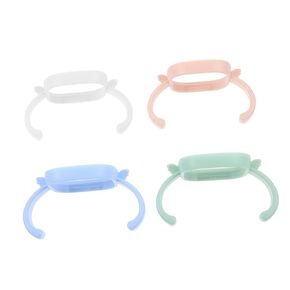 Milisten 4pcs Feeder Bottle Grip Handles Ergonomic Easy to Install Safe Bottle Accessories for Toddlers