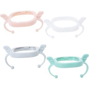 4pcs Bottle Grip Handles Double Handle Design for Cups Leak Replacement Easy for Toddlers to Hold Colors Encourages Independent Drinking