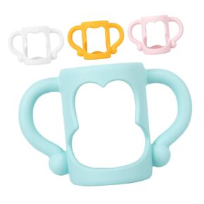 Kisangel Baby Bottle Carrying Handle 4pcs Baby Nursing Bottle Handles Grip Comfortable for Infants