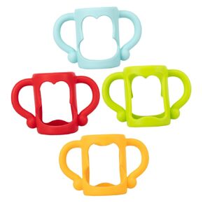 4pcs Bottle Protection Silicone Bottle Grip Breastfeeding Bottle Handles Silicone Bottle Handle Grip Bottle Handles Silicone Bottle Handles Silicone Bottle Sleeve