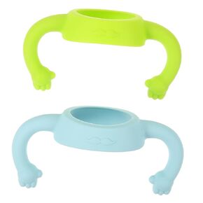Baby Bottle Accessories Set of 2 Universal Feeder Handles Silicone Grip