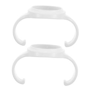 Toyvian 2pcs -Scald Bottle Handles for Newborns Comfortable Nursing Bottle Holders Made of Food-Grade TPE for Pigeon Gen Easy to Use and Portable