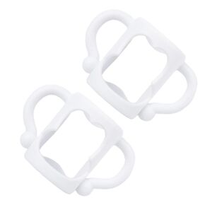Toyvian 2pcs Silicone Handle for Feeding Bottle Non- Design Easy to Install Comfortable Bottles Accessory for Effortless Feeding