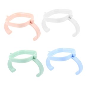 SUPVOX 4pcs Plastic Bottle Handles for Newborns Milk Bottle Handles Sturdy Design