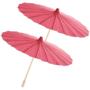 2PCS DIY فارغة الورق المظلة عتيقة التصوير الفوتوغرافي الدعامة ديكور العطلات لمشاريع الحرف اليدوية مظلة زخرفية أنيقة لحفلات الزفاف والمناسبات الخاصة