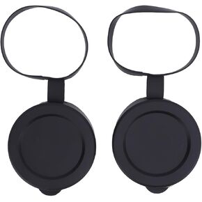 Objective Lens Caps, 2Pcs Rubber Protective Telescope Lens Caps for ID 61 to 64mm Monocular Binocular