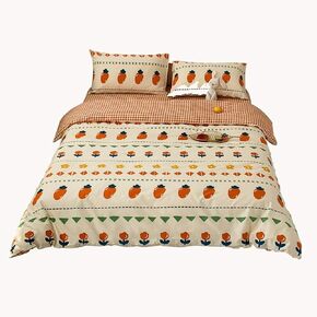 Four-Piece Single Dormitory Bed Sheet Quilt Cover Small Fresh Bedding Three-Piece Set Bedding (Size : 1.2m)