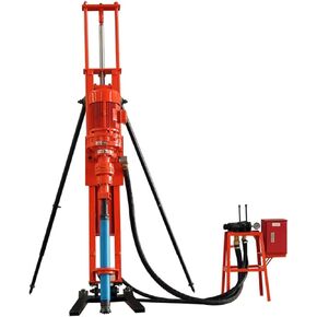 Portable Down The Hole Drilling Rig for Blast Holes and Water Wells, Compact Crawler Mounted DTH Equipment