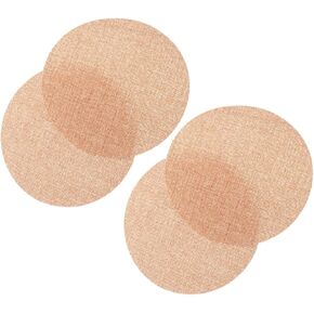 HOMSFOU 4Pcs Round Fabric Ceiling Light Diffuser Dazzling Lampshade Replacements for Soft Lighting for Rooms