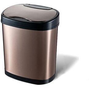 Trash Can Household Stainless Steel Intelligent Automatic Induction Trash Can Suitable for Living Room Bedroom Kitchen Toilet Garbage Storage Bucket Bathroom Trash Can