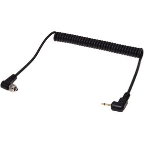 2.5mm to Male PC Flash Sync Cable Screw Lock for Trigger