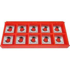 15 × 15 × 2.5 ملم مربعة كاربريد مربع لتفوق على الخشب ، مجموعة قطع كربيد التنغستن ، قاطع الخشب يناسب رأس القاطع الحلزوني الحلزوني أو مخرطة تحول ، 10 مساءً