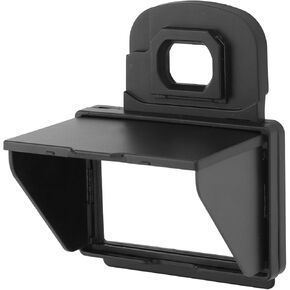 Camera Sun Hood for 5D III 5D IV 5DR 5DS, Foldable Lightweight ABS Camcorder LCD Screen Sun Shade, Screen Protector Display Guard, Essential Accessory for Outdoor Recording