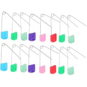 100pcs Assorted Color Boy Girl Diaper Brooches Lightweight Safe and Convenient for Newborn Cloth Diapers Easy Open Locking Closures for Travel and Storage