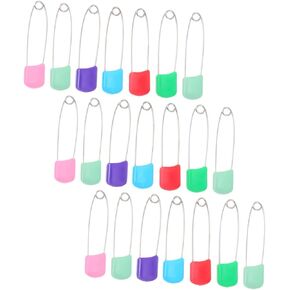 Gadpiparty Diaper Fasteners 50pcs Safe Cloth Diaper Pins Heavy Duty Baby Pins Set