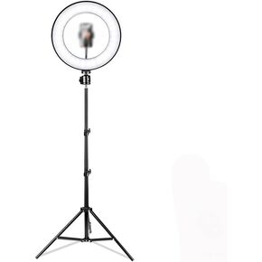 Ground Mounted Mobile Phone Holder for Fill Light Shooting Circular Light LED Camera Outdoor Photography Fill Light