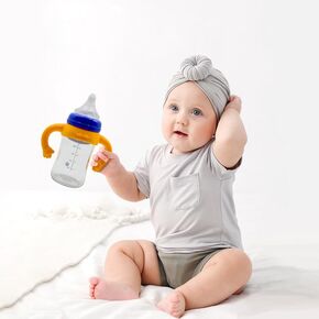 4 حزمة حامل زجاجة سيليكون متوافق مع زجاجات Lansinoh ، وزجاجات Dr.Brown الضيقة ، NUK ، Pigeon وغيرها