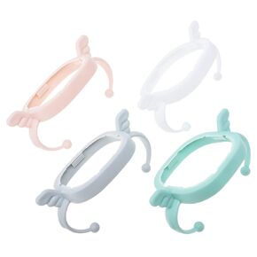 Toyvian 4pcs Bottle Grip Handles Replacement Cup Handles for Easy Feeding Ergonomic Design for Independent Drinking