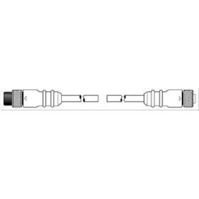 Mini-Sync Double End F 90 M Straight 2 Pole 15Ft Pvc