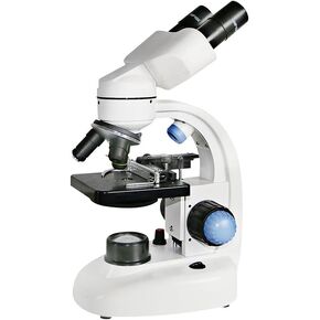 Microscope Binocular Stereo Microscope Magnifier Upper and Lower Lighting for Teaching Laboratory Hobbyist Science Kit