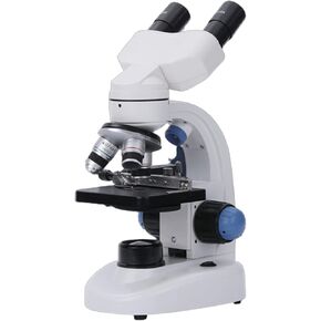 Optical Binocular Microscope Microbiological Children’s Scientist Experiment (Size : 10000X)