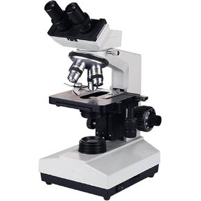 Binocular Student Microscope Smooth Binocular Lens Scientific Experiment Set (Size : 1600X)