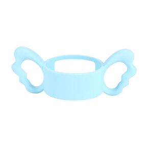 LIFKOME Baby Bottle Handle Grip 6cm Wide Mouth Food-Grade Silicone for Safe Feeding