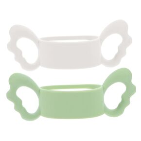 Silicone Baby Bottle Handle Holders 2pcs Soft Gentle Grip for Infants Toddlers Universal Bottle Carry Handle