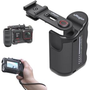 حامل قبضة الكاميرا لـ Insta360 Ace Pro2/Ace Pro ، قوس تمديد الكاميرا مع زر الغالق لـ DJI Action 5 Pro/4 3 GoPro Hero 13 12 11 10 9