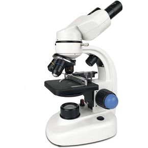 Binocular Compound Microscope Ultra-Precise Focusing 40X-1000X Binocular Biological Microscope with Mechanical Stage