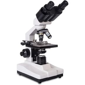 Magnifier 40X-3000X Compound Binocular Microscopes Abbe Condenser for Student Adult Children Laboratory