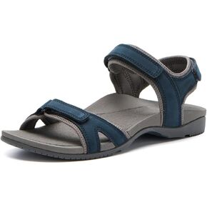 Balboa Sport Sandal | Walking Sandals Women | Water Resistant Leather Sandals | Three Points of Adjustability